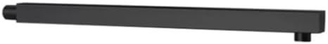 50-70cm Extended Black Stainless Steel Shower Arm