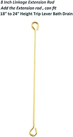 Artiwell Tub Drain Linkage Assembly Solid Brass