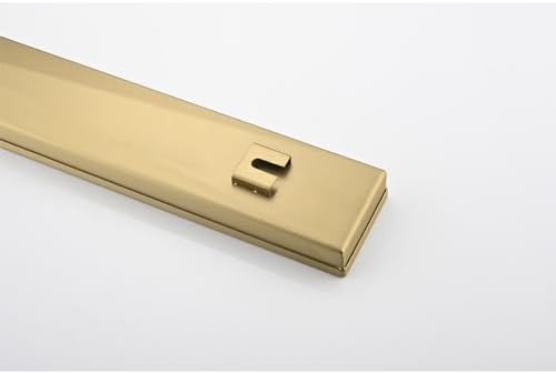 Benicabaly Linear Shower Drain with Brushed Gold Finish 1