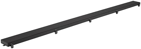 36-Inch Linear Shower Drain with Hair Strainer and Removable Cover