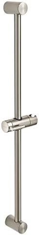 American Standard Round Handheld Shower Head Slide Bar 30 in Brushed Nickel