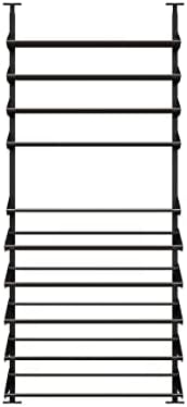 Showcase Wine Display - 84 Bottle Black Metal Rack
