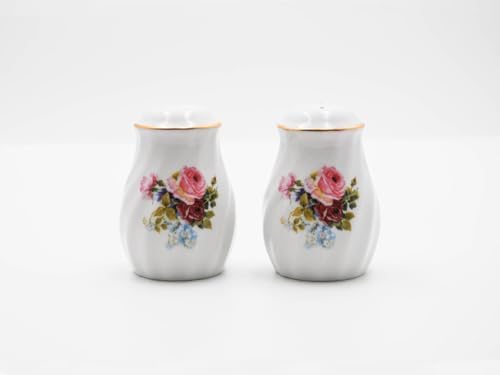 Lynns Paradise Floral Salt and Pepper Shaker Set