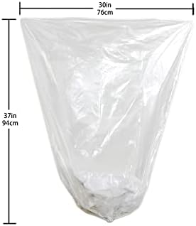 TYPLASTICS 20-30 Gallon Clear Trash Can Liners - Case of 500