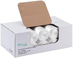 TYPLASTICS 20-30 Gallon Clear Trash Can Liners - Case of 500