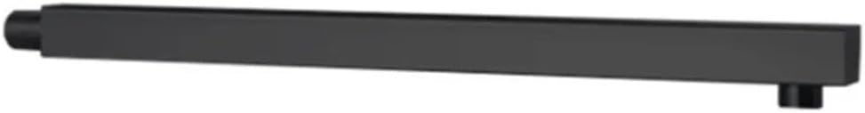 50-70cm Extended Black Stainless Steel Shower Arm
