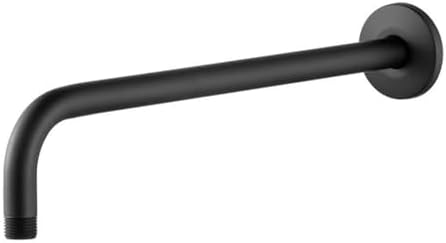 32 42 52CM L-Shaped Shower Arm Extension Black Fixed