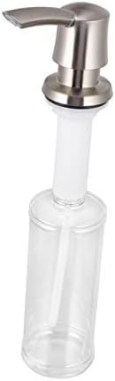 Mobestech Refillable Sink Soap Dispenser with Chrome Finish