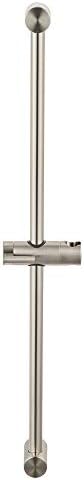 American Standard Round Handheld Shower Head Slide Bar 30 in Brushed Nickel