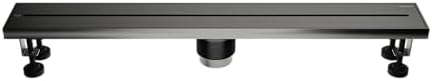 Sunrosa 24 Inch Linear Shower Drain with PVD Coating 1