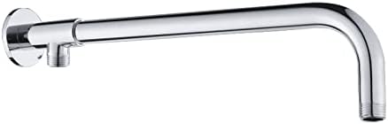 Gnimauhz 16 Inch Copper Shower Arm with Flange Chrome