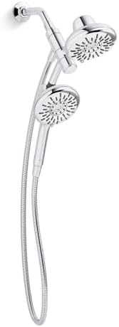 KOHLER Freespin Bellerose 3-Spray Dual Wall Mount Shower Head