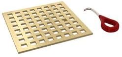 Matrix Decorative Drain Cover Antique Gold