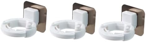 Ciieeo Wall Mount Shampoo Gel Bottle Holder - No Holes Adhesive