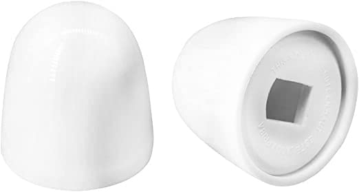 Universal Toilet Bolt Caps White 144 Inch 4 Pack