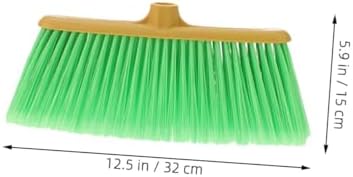 2pcs Durable Plastic Broom Head Refill Green