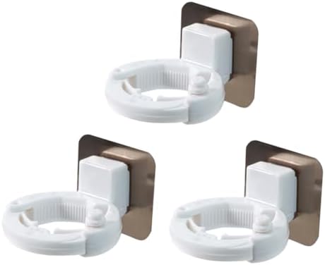 PRETYZOOM 3Pcs Adhesive Wall Mounted Shower Gel Holders