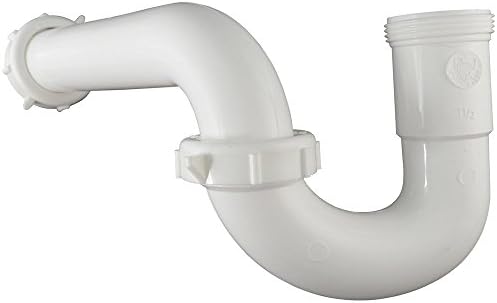 Keeney Plastic P-Trap with Reducer Washer White