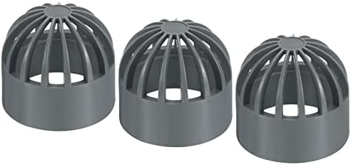 PATIKIL 40mm ID PVC Drain Grate Cover Gray