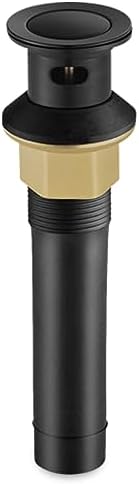 PARLOS Pop Up Sink Drain Stopper Matte Black
