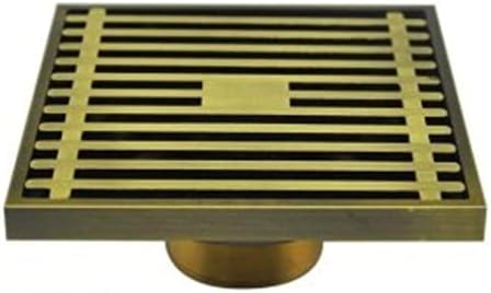 Square Floor Waste Grate Antique Bronze Chrome Drain Strainer