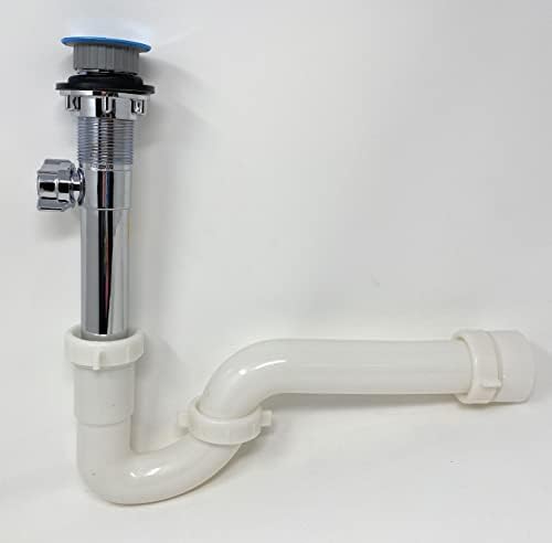 1 12 P Trap Kitchen Sink Bathroom Kit with PVC Adapter