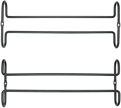 Eastbao 10 Inch Wine Glass Rack Under Cabinet Set of 4