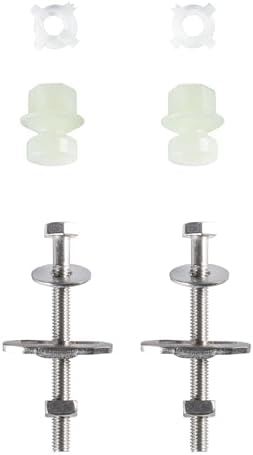 Mayfair Concealed Trapway Toilet Seat Fastening Kit White 1