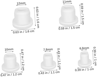 OUNONA 25 Pcs Salt Pepper Stoppers Replacement