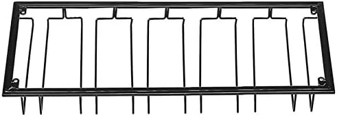 Floating Wall-Mounted Iron Wine Racks Durable Metal Cup Holder