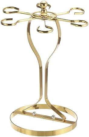 Uxcell Gold Wine Glass Holder with 6 Hooks 1