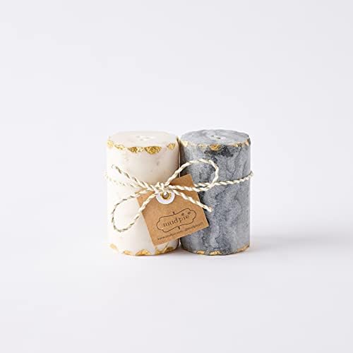 Mud Pie Marble Salt and Pepper Shaker Set 1