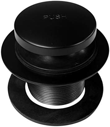 Westbrass Tip-Toe Drain Strainer Replacement Kit Matte Black 1