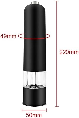 Electric Spice Grinder With LED Light Salt and Pepper Shaker Set
