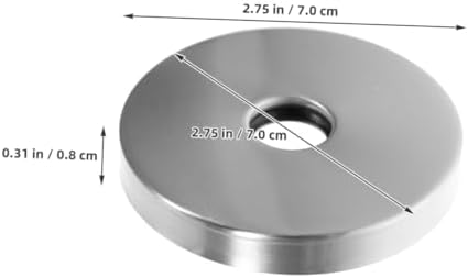 Gadpiparty 2 Pcs Stainless Steel Shower Flange Covers 1