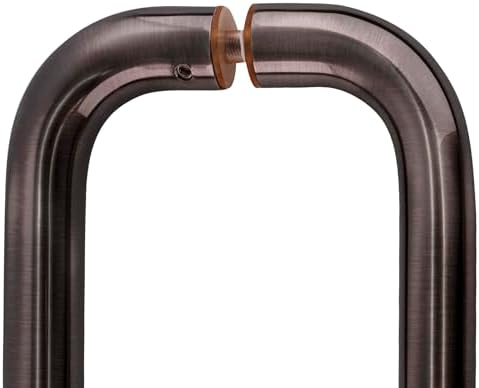 Brixwell 8 Inch Back To Back Tubular Shower Handle Antique Copper