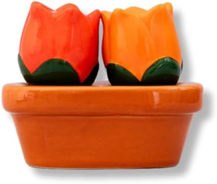 bando Novelty Tulip Salt Pepper Shakers Set