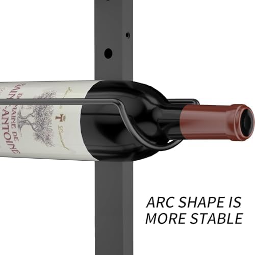 Sonyabecca 9 Bottle Wall Wine Rack - Detachable Sturdy and Versatile