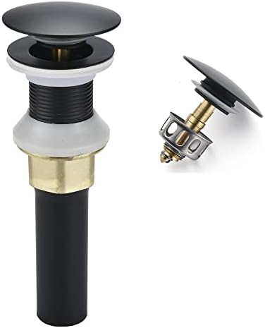 Rockgoya Matte Black Pop Up Sink Drain