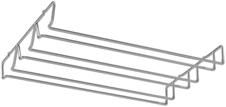 DecoBros Under Cabinet Stemware Rack Holder Chrome