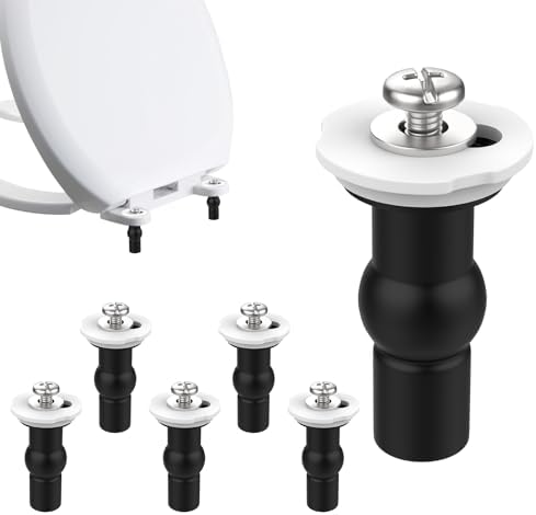 SDTC Tech 6 Pack Toilet Seat Hinge Screws