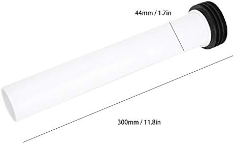 TOPINCN Concealed Toilet Water Straight Flush Pipe Tube