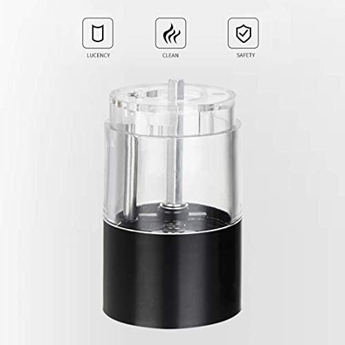 sdneNest Salt Pepper Shaker Set Stainless Steel Glass Body Adjustable Coarseness