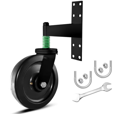 Liberoll Heavy Duty Gate Caster 8 Inch 1pc Black
