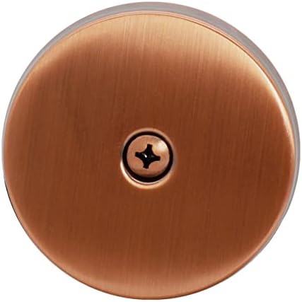Westbrass D328-11 3-18 Overflow Faceplate - Antique Copper