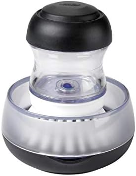 OXO Salt Pepper Grinders with Soap Dispensing Brush Storage