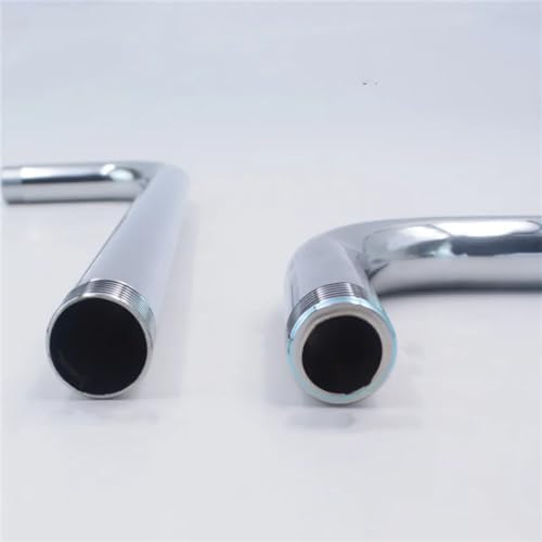 Stainless Steel Wall Mounted Shower Arm Holder - 28cm 45 Degree Extension