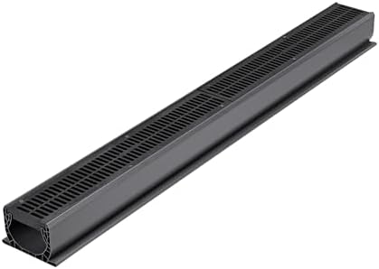 NDS Black 243 2 Speed-D Channel Drain Grate 1