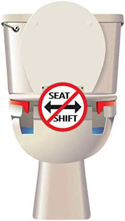 COMPAC HOME Safe-T-Bumpers - Toilet Seat Stabilizers 2 Count White