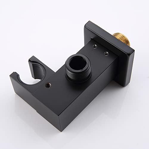 AYIVG Adjustable Shower Head Holder Bracket Black Finish